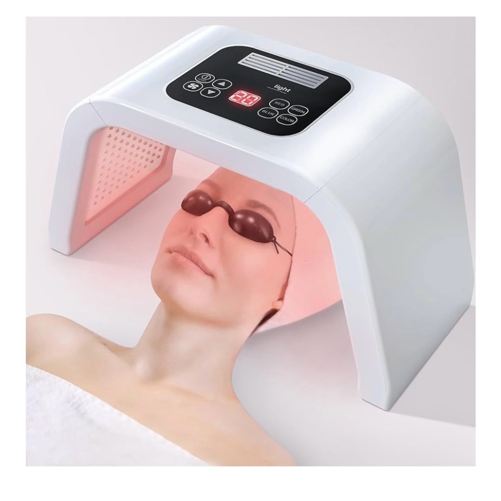 LED-Face-Light-Therapy, 7 in 1 Color LED Face Mask Facial Body Beauty Equipment